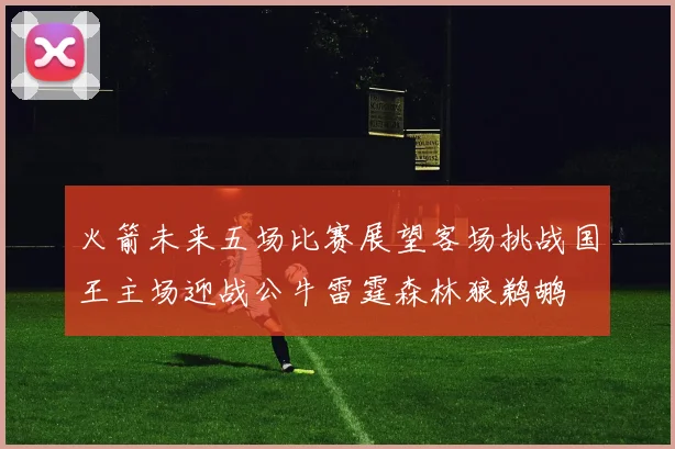 火箭未来五场比赛展望客场挑战国王主场迎战公牛雷霆森林狼鹈鹕